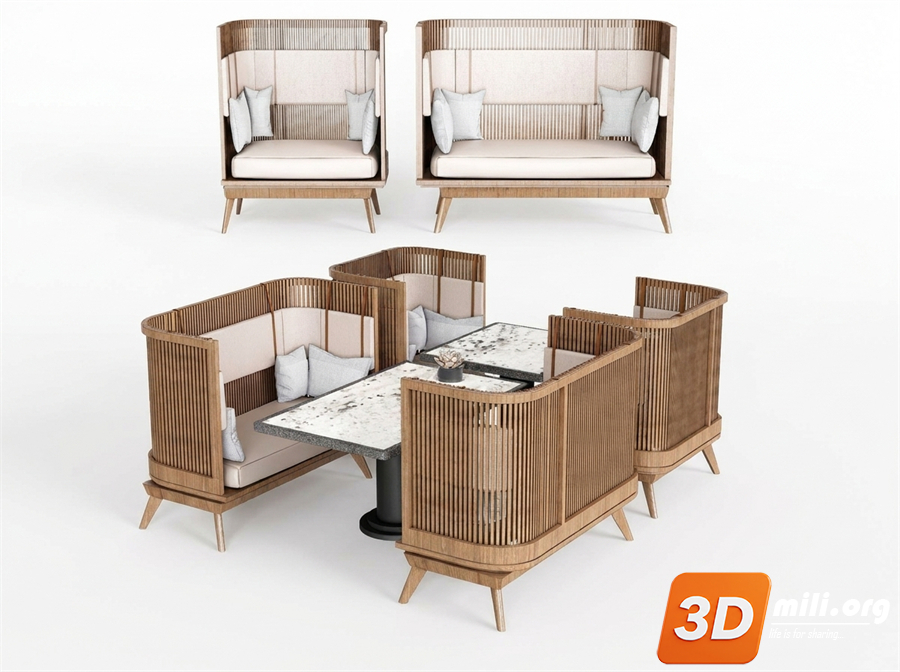 Outdoor Sofa Skp Files